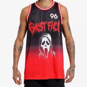 Ghost Face Ombre Basketball Jersey Hot Topic Scream Horror Halloween